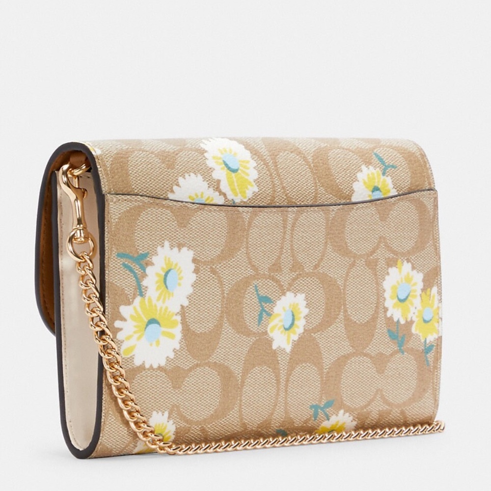 COACH Gemma Clutch Crossbody In Signature Canvas With Daisy Print - Picture 5 of 16